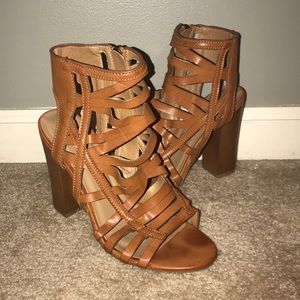 Bamboo Tan Ankle Booties